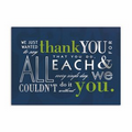 Every Single Day Thank You Card - White Unlined Envelope